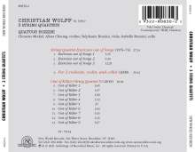 Christian Wolff (geb. 1934): Streichquartette, CD