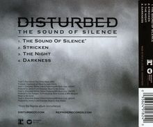 Disturbed: The Sound Of Silence, Maxi-CD