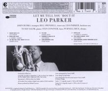 Leo Parker: Let Me Tell You 'Bout It, CD