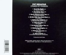 Pat Benatar: Crimes Of Passion, CD