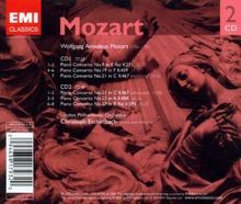 Wolfgang Amadeus Mozart (1756-1791): Klavierkonzerte Nr.9,19,21,23,27, 2 CDs