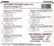 Antonio Vivaldi (1678-1741): Sonaten für Streicher Vol.1, CD