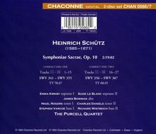 Heinrich Schütz (1585-1672): Symphoniae sacrae II SWV 341-367, 2 CDs