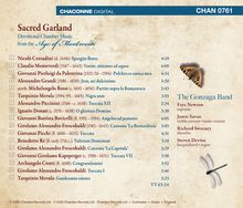 Sacred Garland - Devotional Music from the Age of Monteverdi, CD