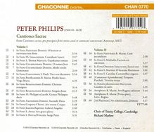 Peter Philips (1561-1628): Cantiones Sacrae Quinis Vocibus (1612), CD