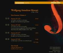 Wolfgang Amadeus Mozart (1756-1791): Sonaten für Violine &amp; Klavier Vol.4, CD