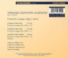 Tomaso Albinoni (1671-1751): Oboenkonzerte opp.7 &amp; 9 "Concerti a cinque", 3 CDs