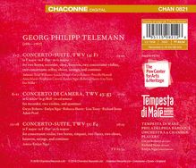 Georg Philipp Telemann (1681-1767): Concert-Suiten TWV 51:F4 &amp; TWV 54:F1, CD