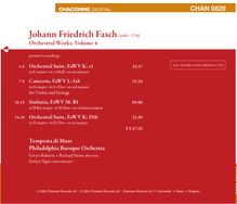 Johann Friedrich Fasch (1688-1758): Fasch: Orchesterwerke Vol. 4, CD