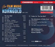 Erich Wolfgang Korngold (1897-1957): The Sea Wolf (Filmmusik), CD