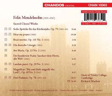 Felix Mendelssohn Bartholdy (1809-1847): Geistliche Chorwerke, CD