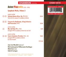 Astor Piazzolla (1921-1992): Symphonische Werke Vol.2, CD