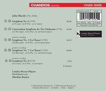 John Marsh (1752-1828): Symphonien Nr.2,6,7,8, CD