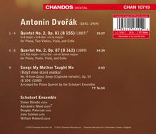 Antonin Dvorak (1841-1904): Klavierquartett Nr.2 op.87, CD