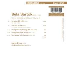 Bela Bartok (1881-1945): Werke für Violine &amp; Klavier Vol.2, CD