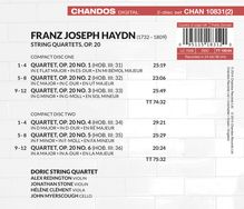 Joseph Haydn (1732-1809): Streichquartette Nr.31-36 (op.20 Nr.1-6) "Sonnenquartette", 2 CDs