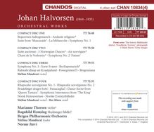 Johan Halvorsen (1864-1935): Orchesterwerke Vol.1-4, 4 CDs