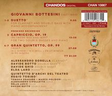 Giovanni Bottesini (1821-1889): Streichquintett c-moll op.99, CD