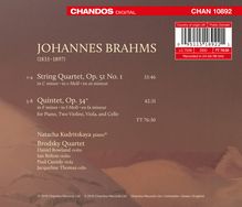 Johannes Brahms (1833-1897): Streichquartett Nr.1, CD