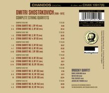 Dmitri Schostakowitsch (1906-1975): Streichquartette Nr.1-15, 6 CDs