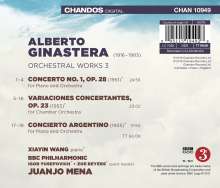 Alberto Ginastera (1916-1983): Orchesterwerke Vol.3, CD