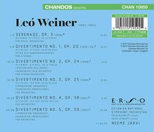 Leo Weiner (1885-1960): Divertimenti für Orchester Nr. 1-5 (op.20, 24, 25, 38, 39), CD