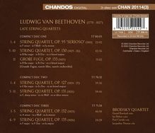 Ludwig van Beethoven (1770-1827): Streichquartette Nr.11-16, 3 CDs