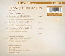 Joseph Haydn (1732-1809): Orgelkonzerte H.18 Nr.1,2,6, CD