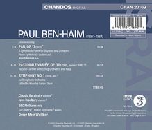 Paul Ben-Haim (1897-1984): Symphonie Nr.1, CD