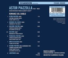 Astor Piazzolla (1921-1992): Werke für Saxophon &amp; Orchester "Romance del Diablo", CD