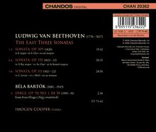 CHAN 20362, LUDWIG VAN BEETHOVEN: THE LAST THREE SONATAS, Imogen Cooper Piano, Gesamtspielzeit 71:42.