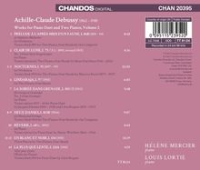 Katalog CHAN 20395, Chandos Digital. Werke von Debussy, Klavierduette, Hélène Mercier, Louis Lortie, Gesamtzeit 81:24.