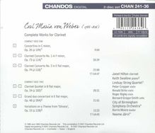 Carl Maria von Weber (1786-1826): Klarinettenkonzerte Nr.1 &amp; 2, 2 CDs