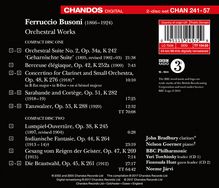 Ferruccio Busoni (1866-1924): Orchesterwerke, 2 CDs