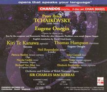 Peter Iljitsch Tschaikowsky (1840-1893): Eugen Onegin (in engl.Spr.), 2 CDs