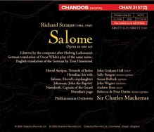 Richard Strauss (1864-1949): Salome (in engl.Spr.), 2 CDs