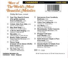 More of the World's Most Beautiful Melodies, CD