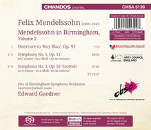 Felix Mendelssohn Bartholdy (1809-1847): Mendelssohn in in Birmingham Vol.2, Super Audio CD