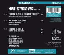 Karol Szymanowski (1882-1937): Symphonien Nr.1 &amp; 3, Super Audio CD