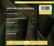 Erich Wolfgang Korngold (1897-1957): Symphonie op.40, Super Audio CD