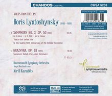 Boris Lyatoshinsky (1895-1968): Symphonie Nr.3 "Peace shall defeat War", Super Audio CD