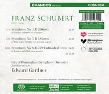 Franz Schubert (1797-1828): Symphonien Vol.1, Super Audio CD