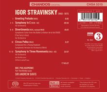 Igor Strawinsky (1882-1971): Symphonie in C, Super Audio CD