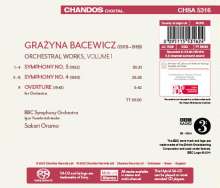 Grazyna Bacewicz (1909-1969): Orchesterwerke Vol.1, Super Audio CD