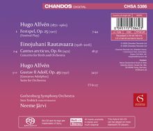 "CHANDOS DIGITAL CHSA 5386. Werke von Hugo Alfvén und Einojuhani Rautavaara. Dirigent: Neeme Järvi. 61 Min. 27 Sek."
