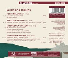 CHANDOS DIGITAL, Music for Strings, John Ireland, Benjamin Britten, Sir Eugene Goossens, Sir William Walton. Sinfonia of London.