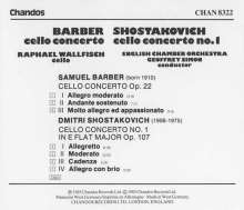 Samuel Barber (1910-1981): Cellokonzert op.22, CD