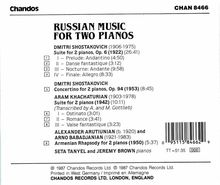 Russische Musik f.2 Klaviere, CD
