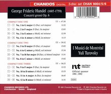 Georg Friedrich Händel (1685-1759): Concerti grossi op.6 Nr.1-6, 3 CDs