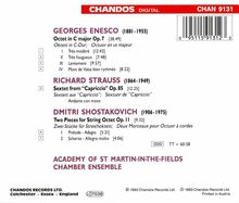 George Enescu (1881-1955): Streicheroktett op.7, CD